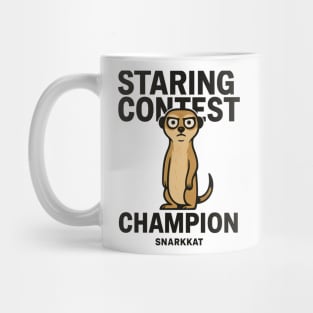 Staring Contest Champion Mug